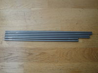 Smooth rods of 420, 406 y 350 mm
