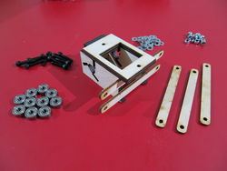 Photo of the parts used in X Carriage