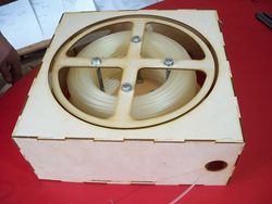 The Filament Spool when assembled.