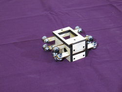 Photo of an assembled X axis