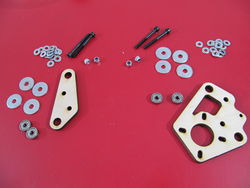 Photo of the parts used in the Back unit