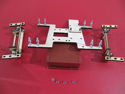 Photo of a frog plate and assembled Y 180 and Y 360