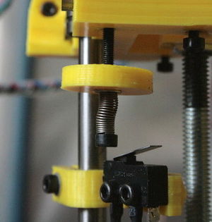 Z-axis with micro adjuster