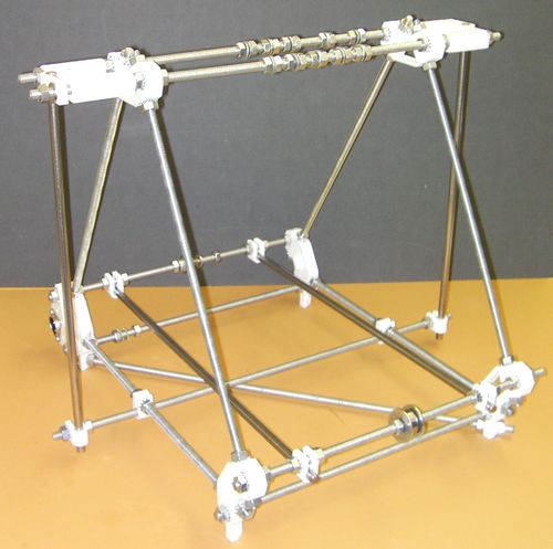 RepRapPro Mendel assembled frame