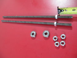 Photo of the parts used in Y 180 side