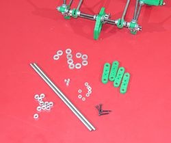 Photo of the parts used for the Z Smooth Bar