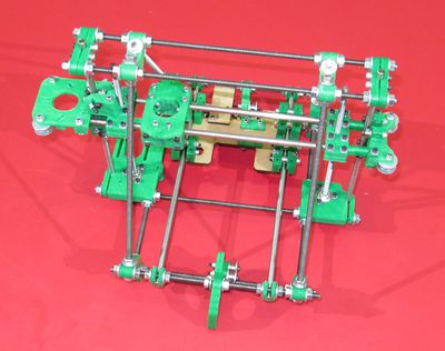 Image of a Huxley Z Axis, assembled from a TechZoneCommunications Huxley Kit