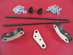 Photo of the parts used in the Front unit