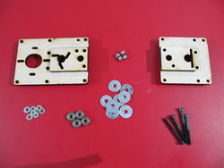 The X Axis Idler and Motor Mount